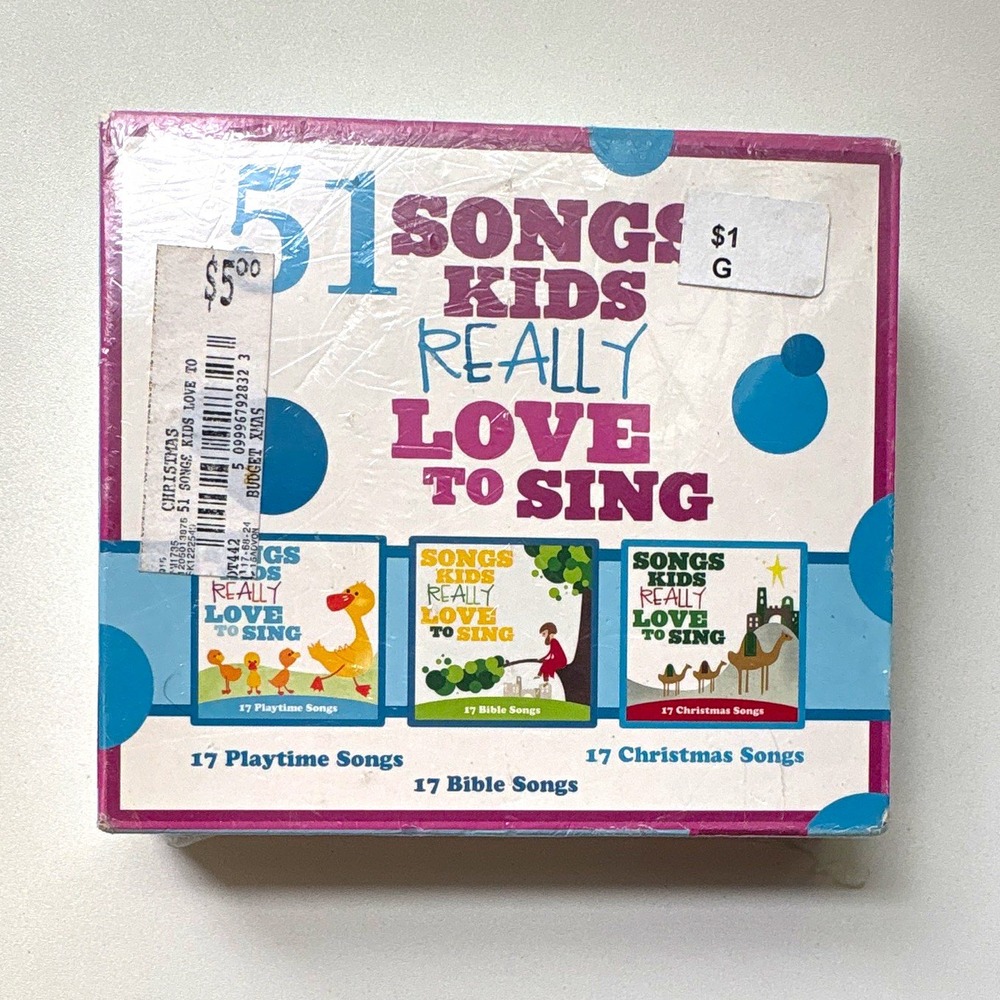 Various - 51 Songs Kids Really Love to Sing (2011) 3 CD Box Set